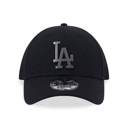 9FORTY Los Angeles Dodgers Nickel Metal Badge Black Adjustable