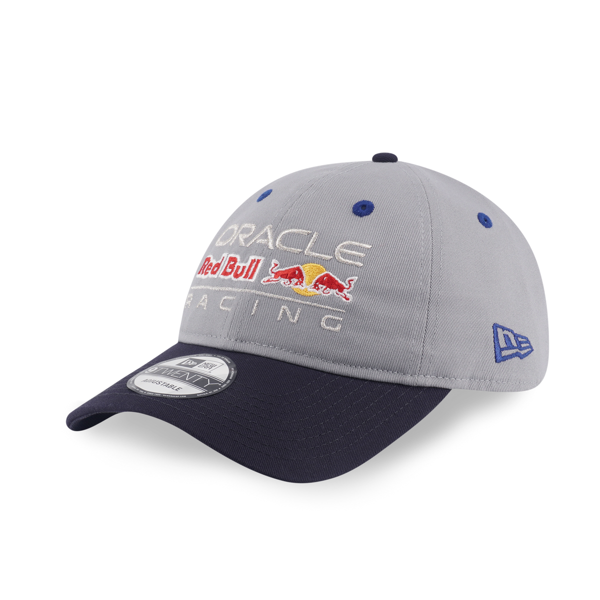 9TWENTY Oracle Red Bull Racing Red Bull 2-Tone Navy Visor Gray Adjustable
