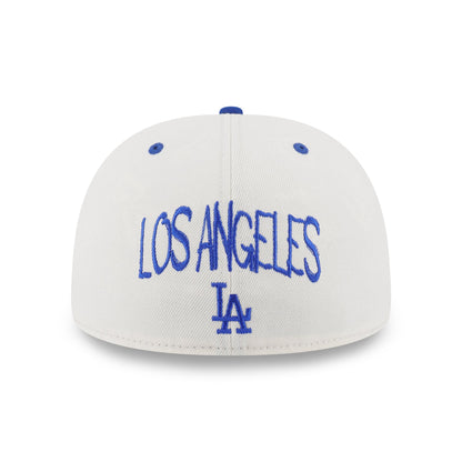 59FIFTY Los Angeles Dodgers Punkcore 2-Tone Dark Royal Visor Chrome White Fitted