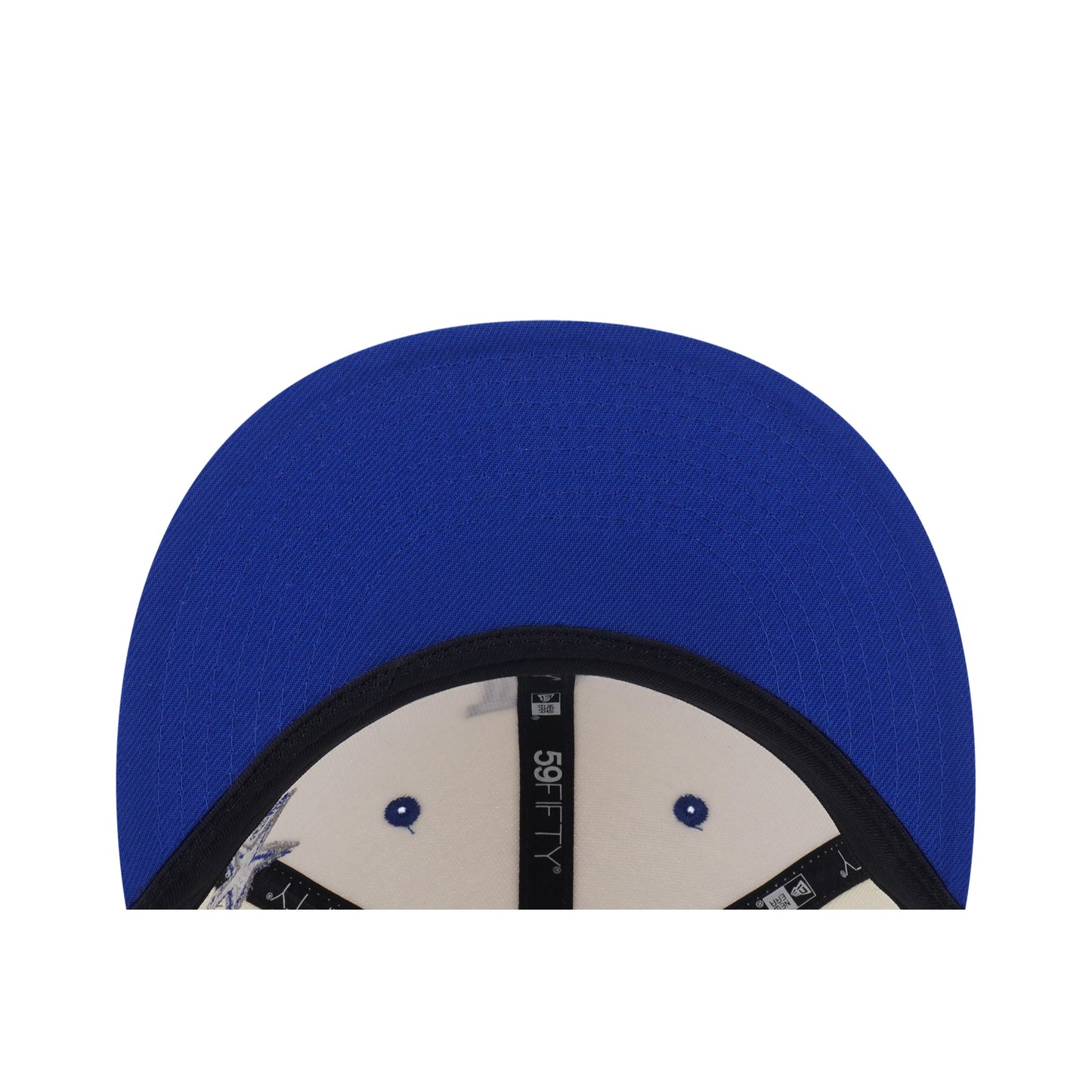 59FIFTY Los Angeles Dodgers Punkcore 2-Tone Dark Royal Visor Chrome White Fitted