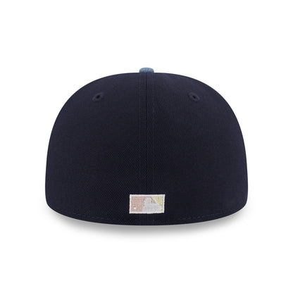 59FIFTY Los Angeles Dodgers Denim Mix 2-Tone Denim Visor Navy Fitted