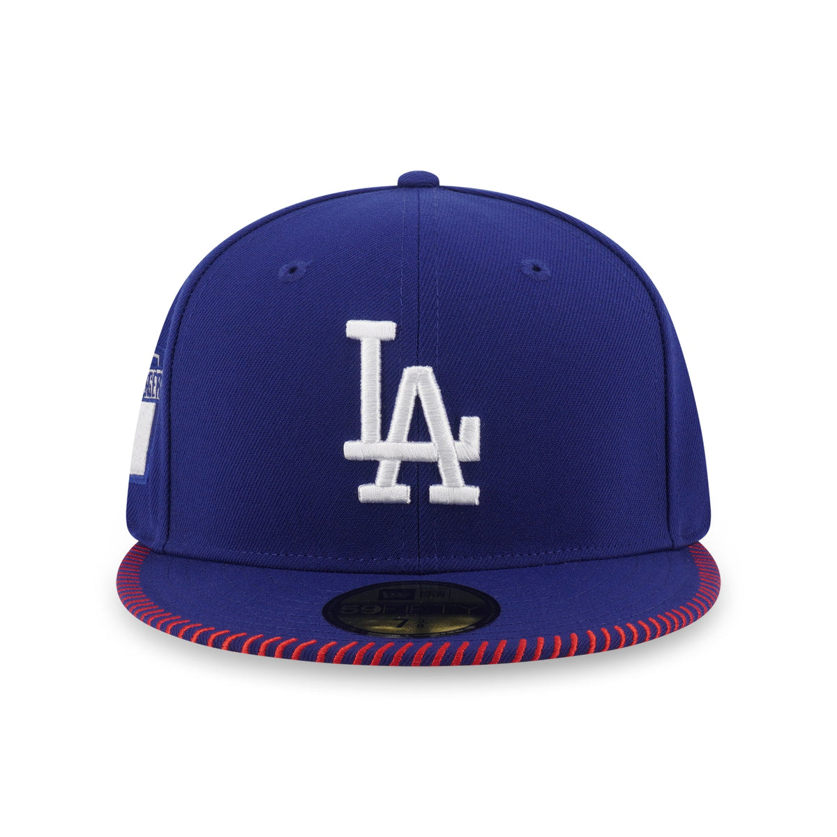 59FIFTY Los Angeles Dodgers Baseball Stitching Dark Royal Fitted