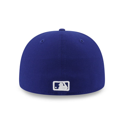 59FIFTY Los Angeles Dodgers Baseball Stitching Dark Royal Fitted