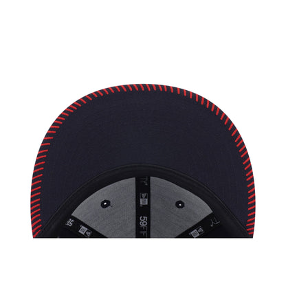 59FIFTY Boston Red Sox Baseball Stitching Navy Fitted