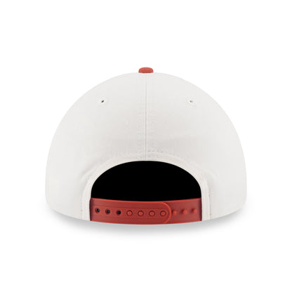 19TWENTY New York Yankees 19TWENTY Pack 2-Tone Warm Flame Visor Chrome White Snapback