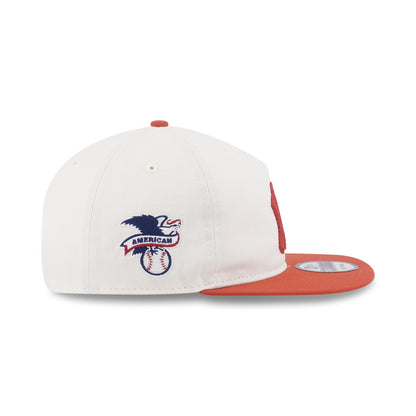 19TWENTY New York Yankees 19TWENTY Pack 2-Tone Warm Flame Visor Chrome White Snapback