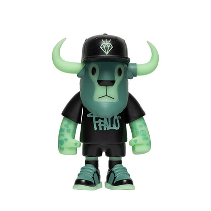 New Era 59FIFTY Day Glow-in-the-Dark FFALO Mini Buffalo Figurine 7cm