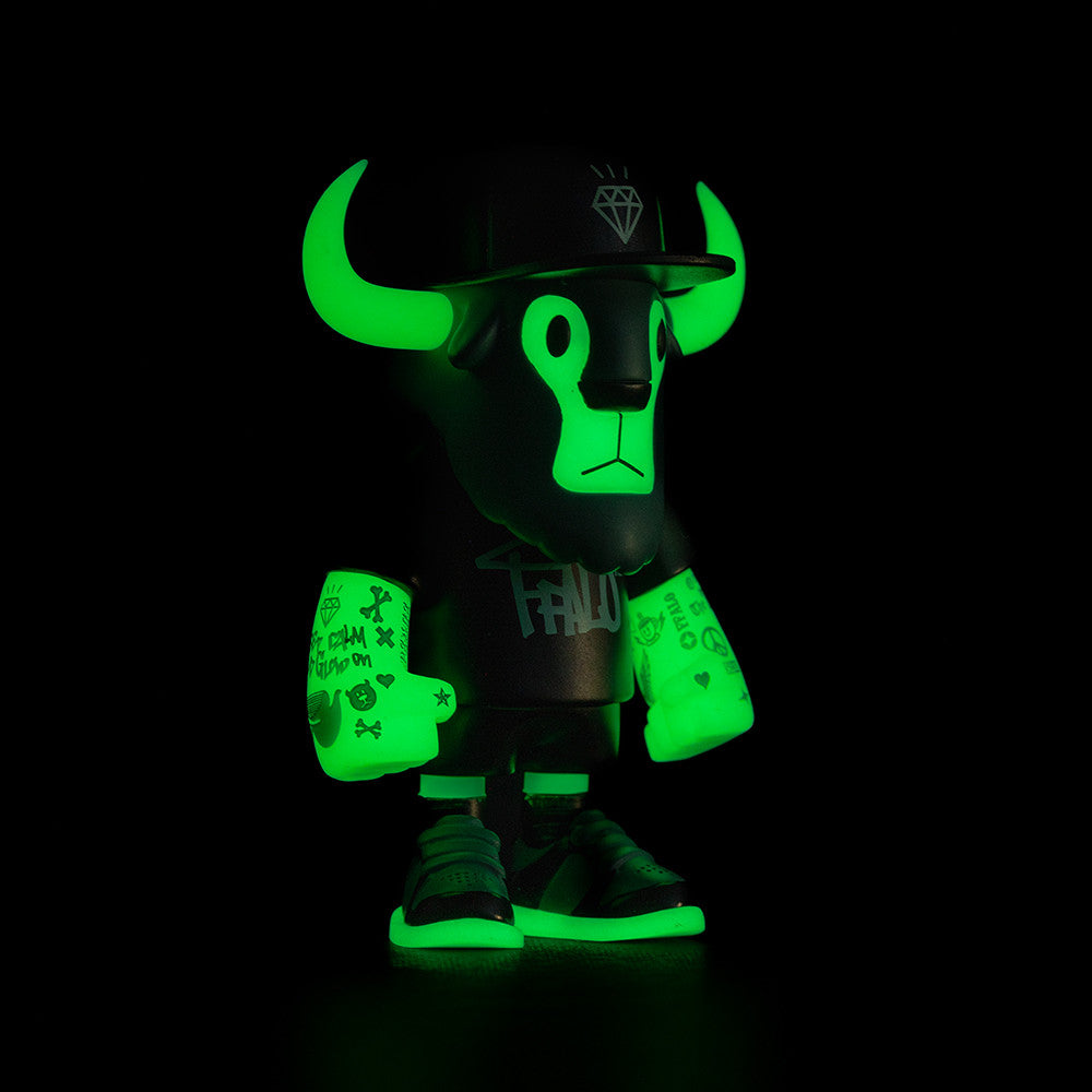 New Era 59FIFTY Day Glow-in-the-Dark FFALO Mini Buffalo Figurine 7cm