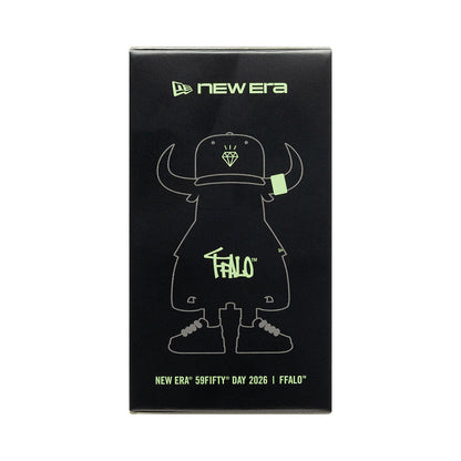New Era 59FIFTY Day Glow-in-the-Dark FFALO Mini Buffalo Figurine 7cm