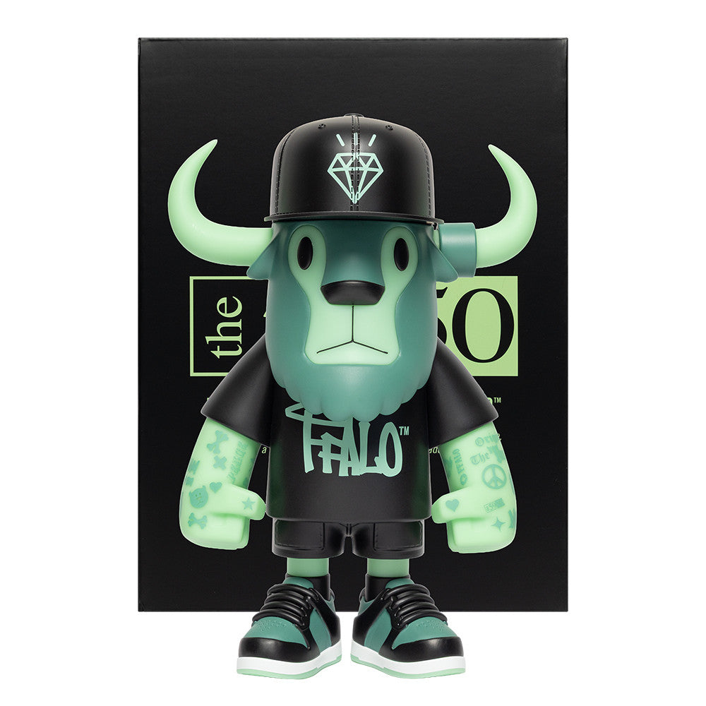 New Era 59FIFTY Day Glow-in-the-Dark FFALO Buffalo Figurine 20cm