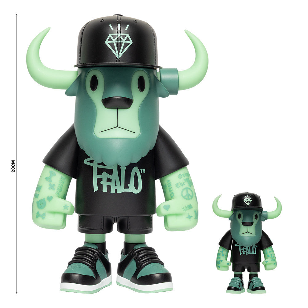 New Era 59FIFTY Day Glow-in-the-Dark FFALO Buffalo Figurine 20cm