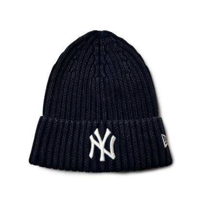 Rib Cuff Knit New York Yankees Italian Wash Navy Beanie
