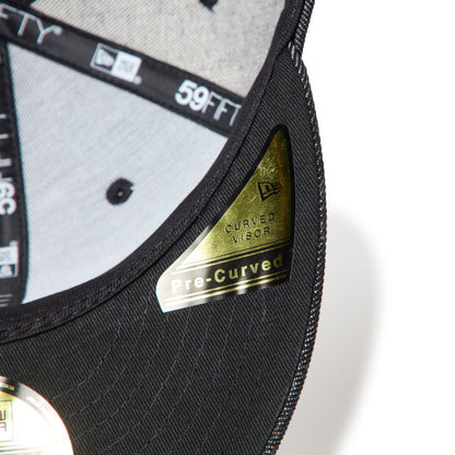 59FIFTY Pre-Curved Classic New Era Laser Burn Out Black Fitted