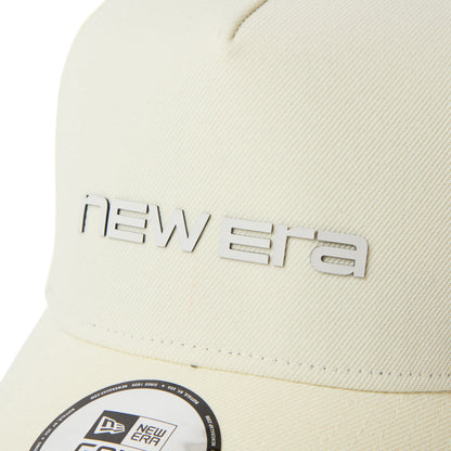 9FORTY A-Frame Golf Laser Perforated Simple Chrome White Snapback