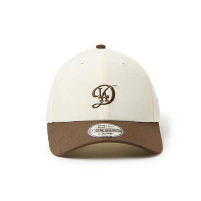 9FORTY CS Los Angeles Dodgers City Connect 2-Tone Walnut Visor Chrome White Adjsutable