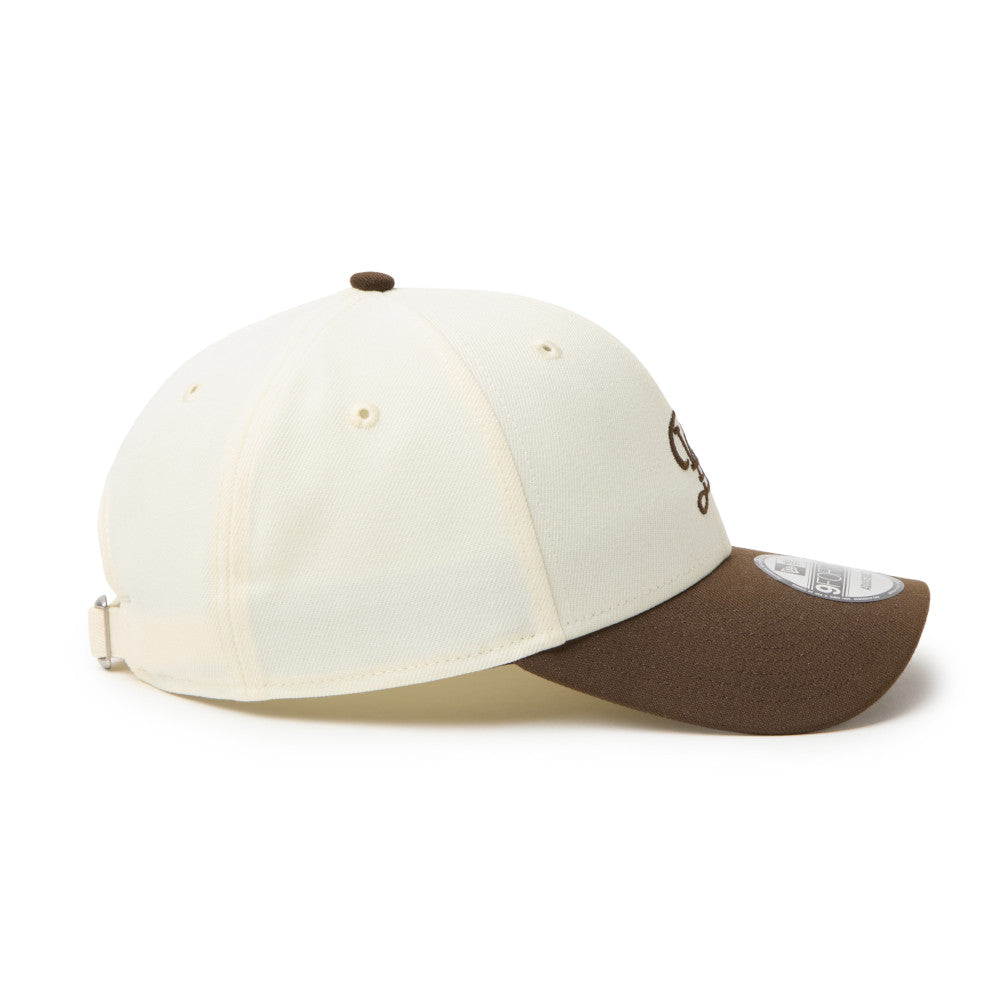 9FORTY CS Los Angeles Dodgers City Connect 2-Tone Walnut Visor Chrome White Adjsutable