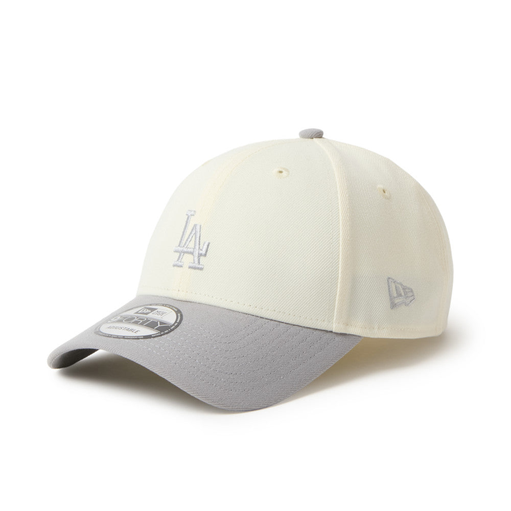 9FORTY CS Los Angeles Dodgers 2-Tone Grey Visor Chrome White Adjustable