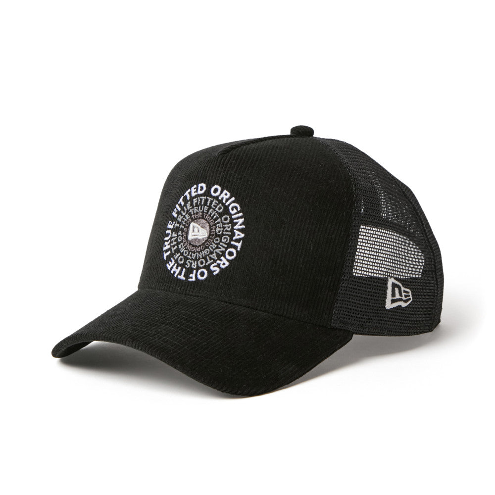 9FORTY A-Frame Trucker Corduroy OOTTF Black Snapback