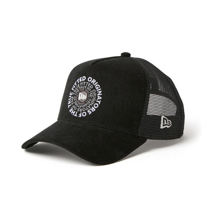 9FORTY A-Frame Trucker Corduroy OOTTF Black Snapback