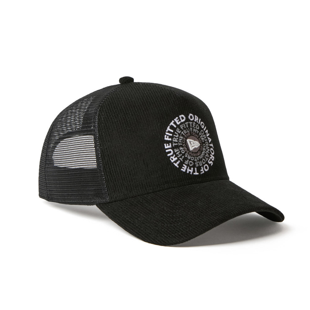 9FORTY A-Frame Trucker Corduroy OOTTF Black Snapback