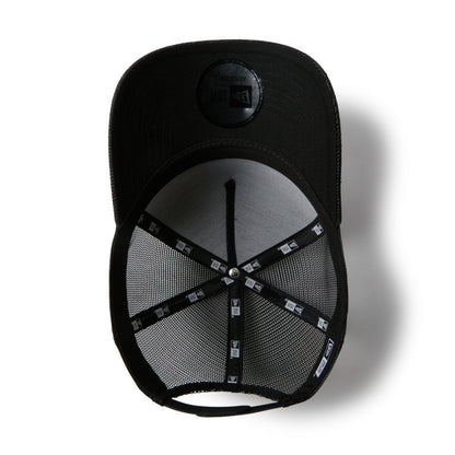 9FORTY A-Frame Trucker New Era 1920 Denim Black Snapback