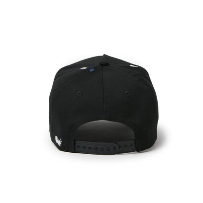 9FORTY A-Frame Splash Embroidery Woven Patch Black Snapback
