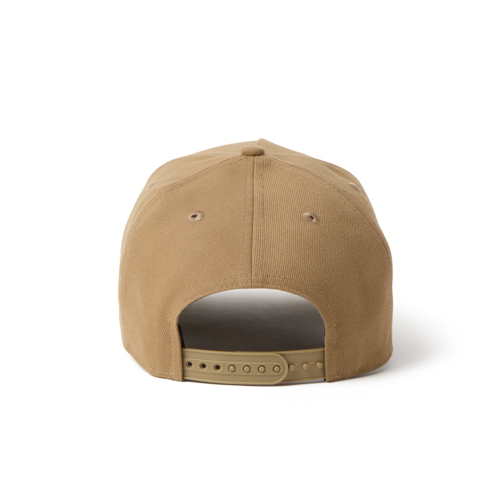 9FORTY A-Frame New Era Brand Name Logo Khaki Adjustable