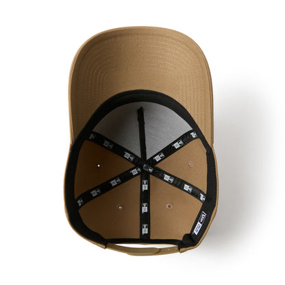 9FORTY A-Frame New Era Brand Name Logo Khaki Adjustable