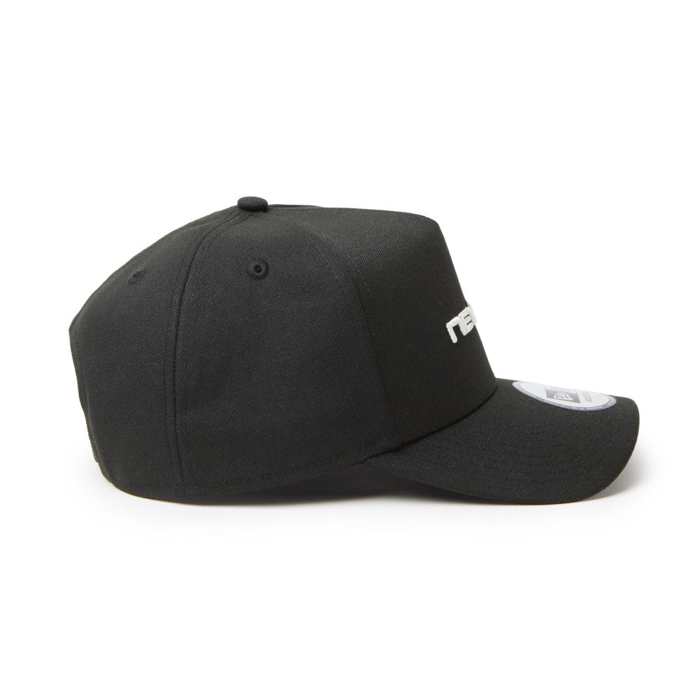 9FORTY A-Frame New Era Brand Name Logo Black Adjustable