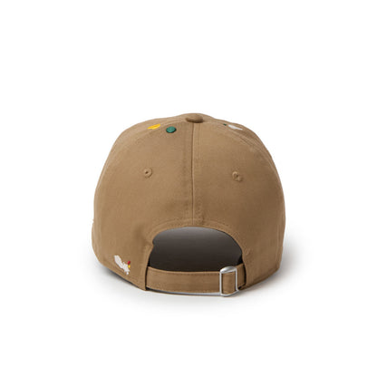 9TWENTY Splash Embroidery Basic Khaki Adjustable