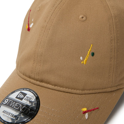 9TWENTY Splash Embroidery Basic Khaki Adjustable