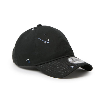 9TWENTY Splash Embroidery Basic Black Adjustable