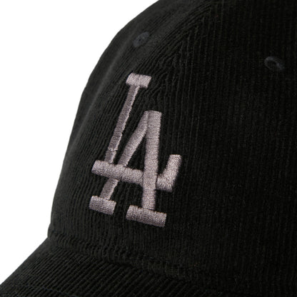 9TWENTY Los Angeles Dodgers Corduroy Black Adjustable
