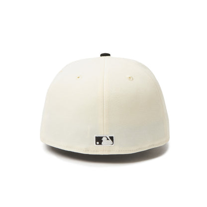 59FIFTY San Diego Padres 2-Tone Black Visor Chrome White Fitted