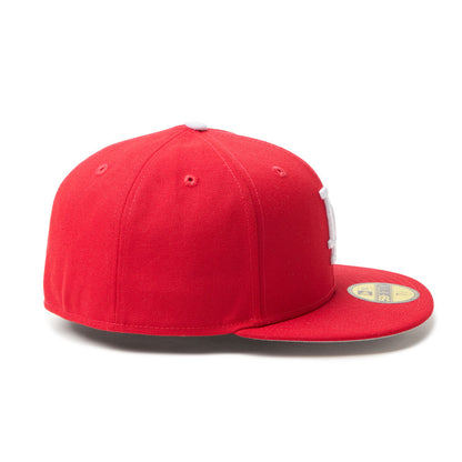 59FIFTY Los Angeles Dodgers MLB Scarlet White Fitted