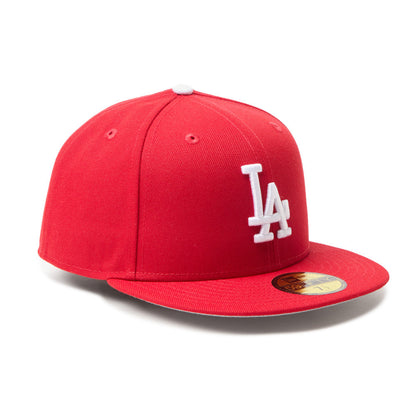 59FIFTY Los Angeles Dodgers MLB Scarlet White Fitted