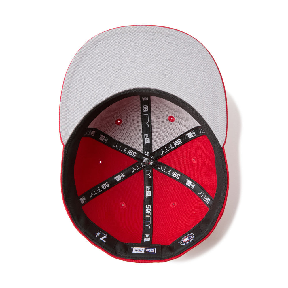 59FIFTY Los Angeles Dodgers MLB Scarlet White Fitted