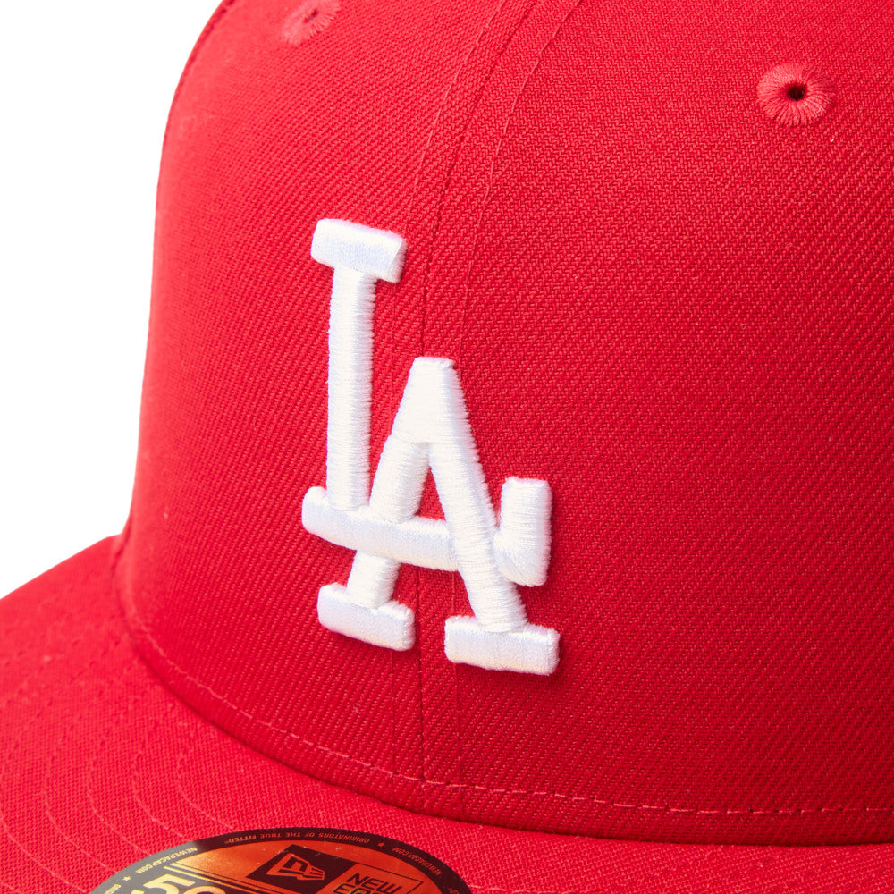 59FIFTY Los Angeles Dodgers MLB Scarlet White Fitted