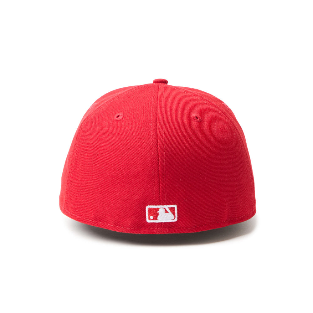 59FIFTY Atlanta Braves MLB Scarlet White Fitted