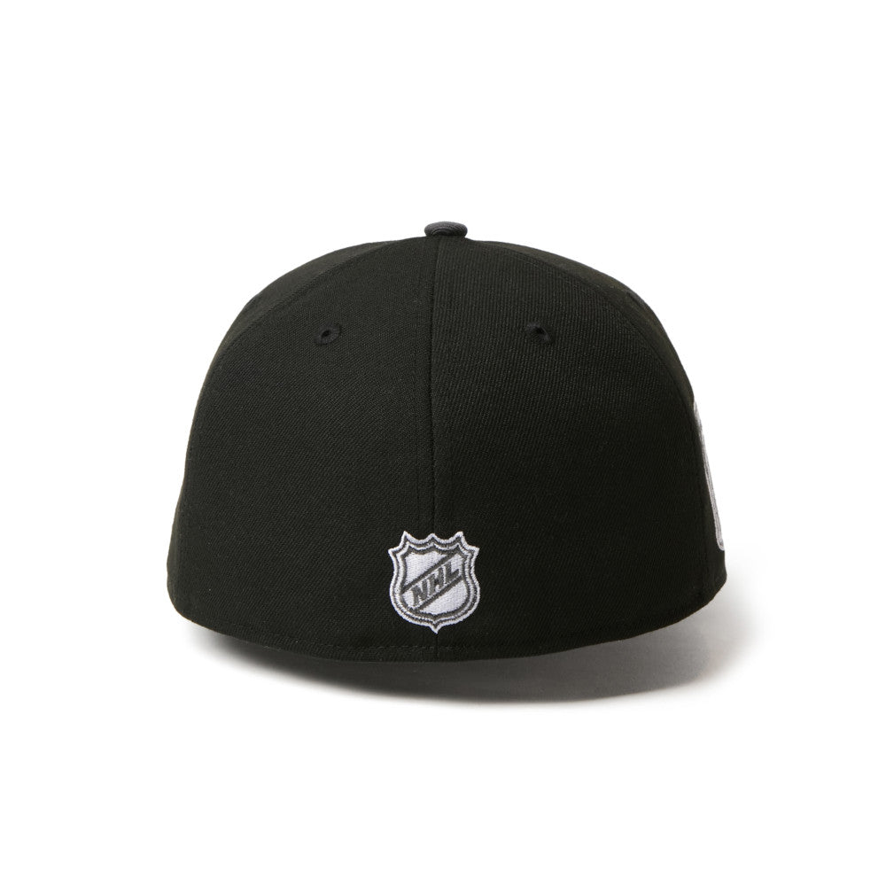 59FIFTY Anaheim Ducks 2-Tone Grey Visor Black Fitted