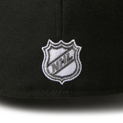 59FIFTY Anaheim Ducks 2-Tone Grey Visor Black Fitted