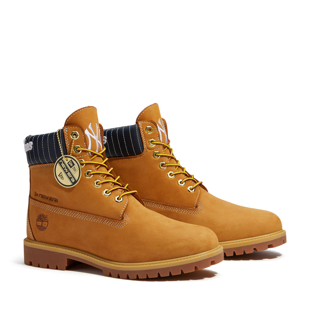 New York Yankees New Era X Timberland X MLB Wheat 6-Inch Waterproof Boots