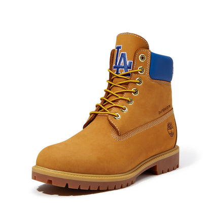 Los Angeles Dodgers New Era X Timberland X MLB Wheat 6-Inch Waterproof Boots