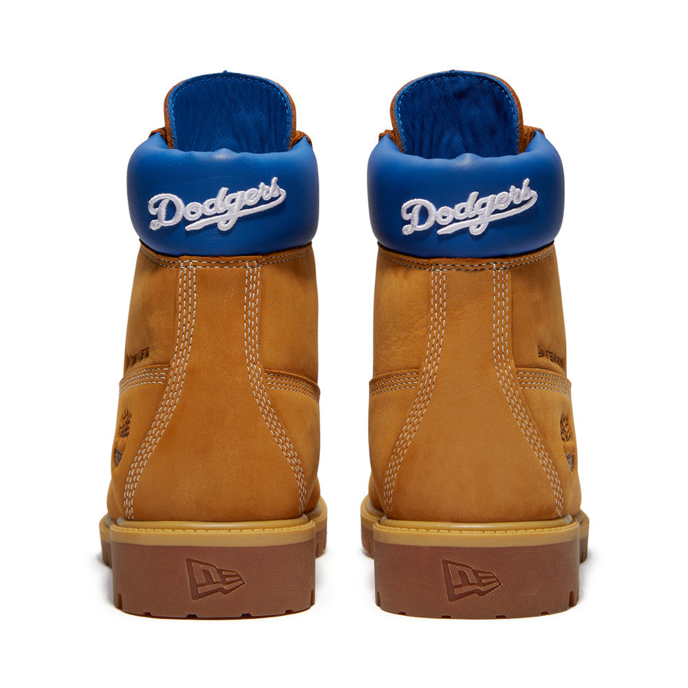 Los Angeles Dodgers New Era X Timberland X MLB Wheat 6-Inch Waterproof Boots