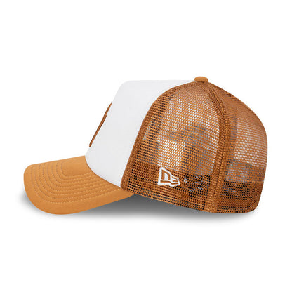 9FORTY A-Frame Trucker New York Yankees Earthtones Toasted Peanut Snapback