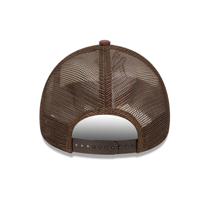9FORTY A-Frame Trucker New York Yankees Earthtones Walnut Snapback