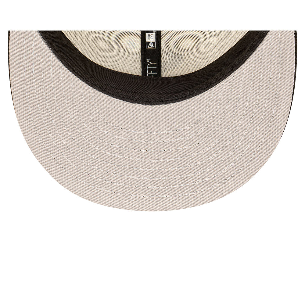 9FIFTY Las Vegas Raiders 2-Tone Black Visor Chrome White Snapback