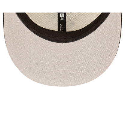 9FIFTY Las Vegas Raiders 2-Tone Black Visor Chrome White Snapback