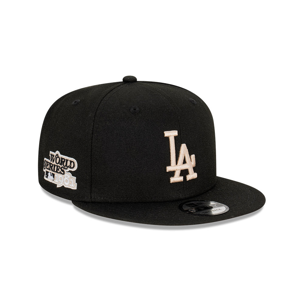 9FIFTY Los Angeles Dodgers Stone World Series Black Stone Snapback