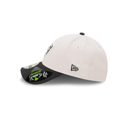 9FORTY Las Vegas Raiders 2-Tone Stone Repreve Black Visor Stone Adjustable